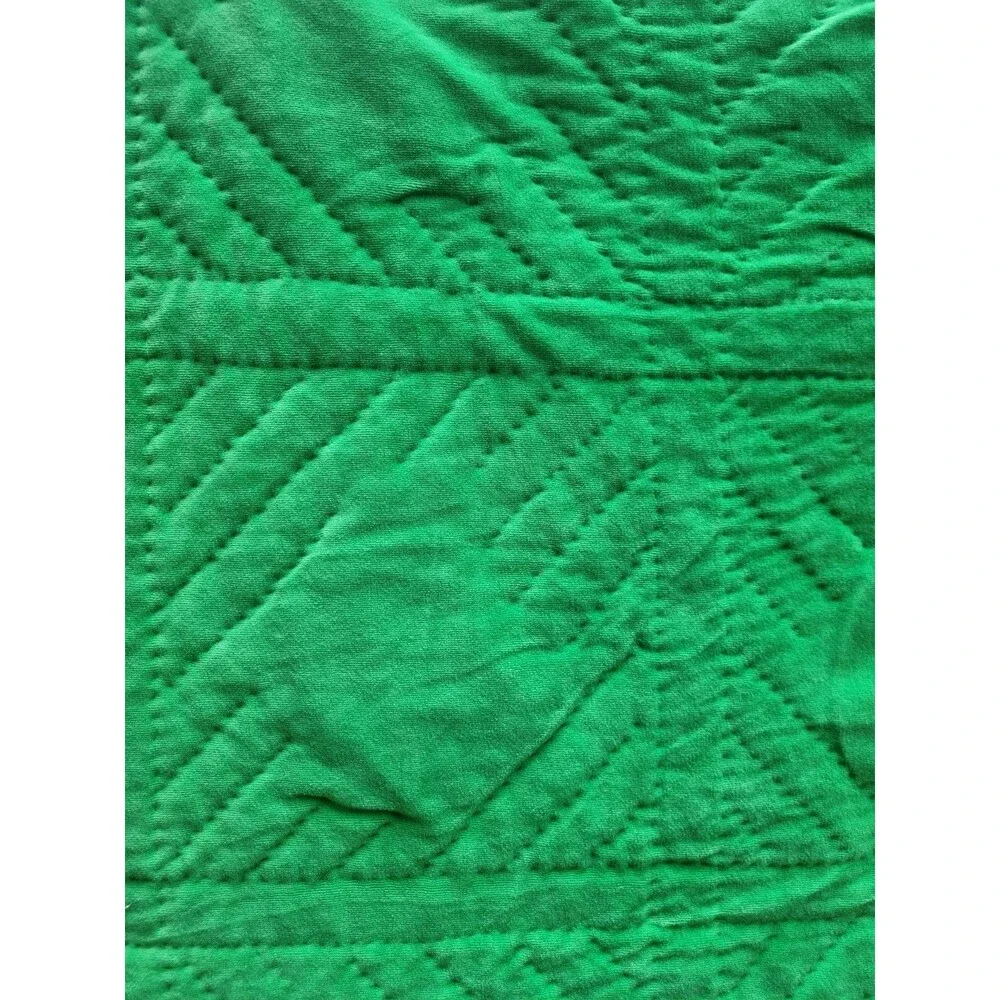 Freddie Frog Baby Quilt Donna Sharp Applique Bright Green Soft